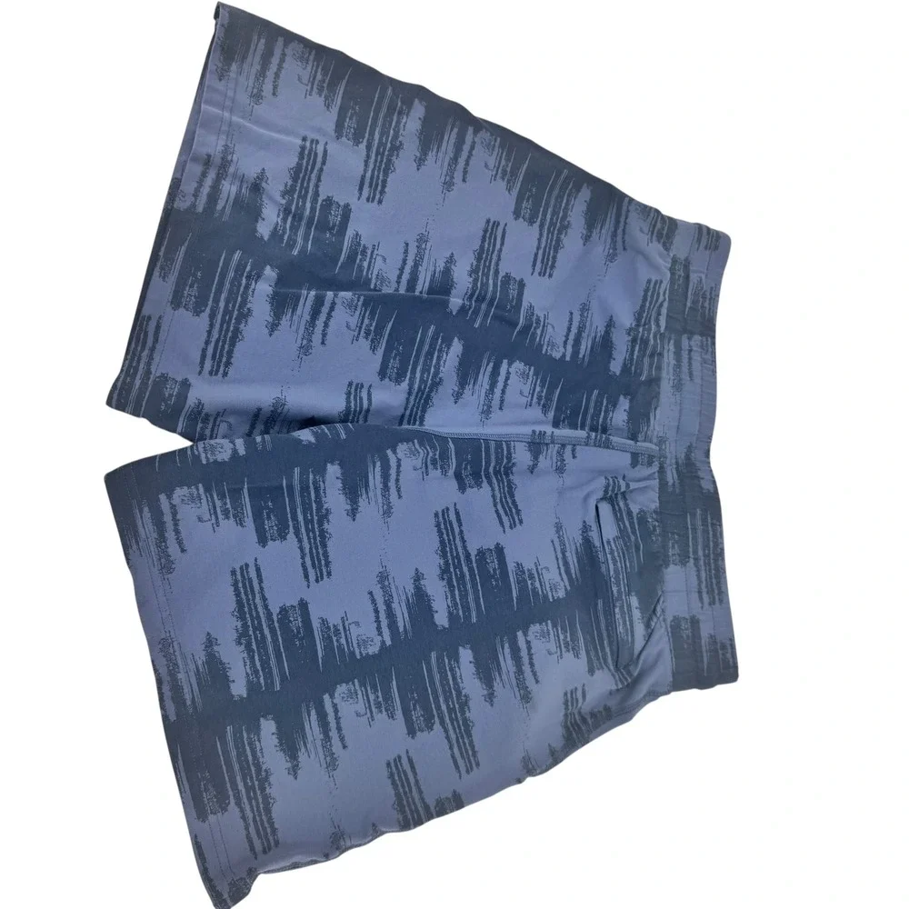 Pair of Thieves Mens Blue Abstract Brushstroke Lounge Athletic Shorts Sz Small - Picture 3 of 11